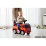 Vehicul ride-on, BabyTrold, Masina de pompieri, Model Mercedes, Cu lumini si sunete, Spatiu pentru depozitare, 12 luni+, 62.5x28.5x45 cm, Rosu - 2
