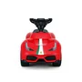 Vehicul ride-on, BabyTrold, Model Ferrari, Claxon pe volan, 18 luni+, Sustine 20 kg, 69.9x30.2x38.2 cm, Rosu - 3
