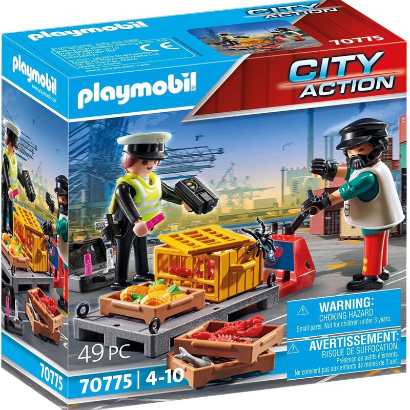 Playmobil - set de constructie verificare vamala , city action