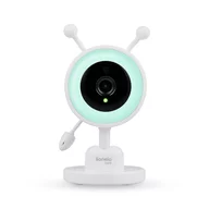 Video monitor, Lionelo, Babyline 3.4, Ecran LCD de 3.5 inch, Raza de actiune pana la 300 m, Conectare 4 camere, Autonomie 8 h, Lampa RGB incorporata, Cantece de leagan, Zoom 4X, Mod nocturn, Alb