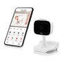 Video monitor, Lionelo, Babyline Go, Cu aplicatia dedicata Lionelo Smart, Mod de noapte 8m, Cu functie de iluminare, Pana la 5h functionare wireless, Comunicare bidirectionala, Rotatie 180 grade, Alb - 13