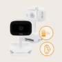 Video monitor, Lionelo, Babyline Go, Cu aplicatia dedicata Lionelo Smart, Mod de noapte 8m, Cu functie de iluminare, Pana la 5h functionare wireless, Comunicare bidirectionala, Rotatie 180 grade, Alb - 15