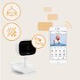 Video monitor, Lionelo, Babyline Go, Cu aplicatia dedicata Lionelo Smart, Mod de noapte 8m, Cu functie de iluminare, Pana la 5h functionare wireless, Comunicare bidirectionala, Rotatie 180 grade, Alb - 19