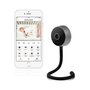 Video monitor, Lionelo, Babyline Smart, Cu aplicatie Smart Life, Cablu USB, Conexiune Wifi, Comunicare bidirectionala, Senzor de temperatura, Negru