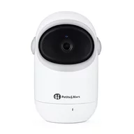 Video monitor, Petite&Mars, Eve 5.0, Ecran HD, Autonomie baterie pana la 16 ore, Raza de actiune 300m, Suport pentru pana la 4 camere, Comunicare bidirectionala, 8 melodii, Activare VOX la voce, Alb