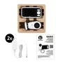Video monitor, Petite&Mars, Nano 4.0, Ecran HD, Zoom digital 3×, Raza de actiune 300m, Suport pentru pana la 4 camere, Comunicare bidirectionala, 8 melodii, Alb - 4