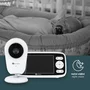 Video monitor, Petite&Mars, Nano 4.0, Ecran HD, Zoom digital 3×, Raza de actiune 300m, Suport pentru pana la 4 camere, Comunicare bidirectionala, 8 melodii, Alb - 7