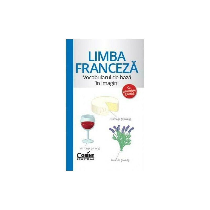 Carte educativa vocabularul de baza in imagini , limba franceza