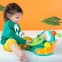 Volan interactiv, Bright Starts, Cu lumini si sunete reale de masina, Cu activitati, Cu oglinda, Starneste imaginatia si dezvolta abilitatile motorii, 3 luni+, Multicolor - 3