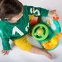 Volan interactiv, Bright Starts, Cu lumini si sunete reale de masina, Cu activitati, Cu oglinda, Starneste imaginatia si dezvolta abilitatile motorii, 3 luni+, Multicolor - 5