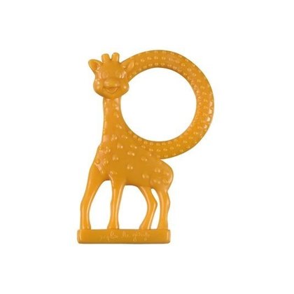 Vulli Inel dentitie vanilie in cutie cadou  Girafa Sophie Orange