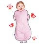 Wallaboo - Sac de dormit Fun Animal 2in1 chicky -0-3 luni, Pink - 1