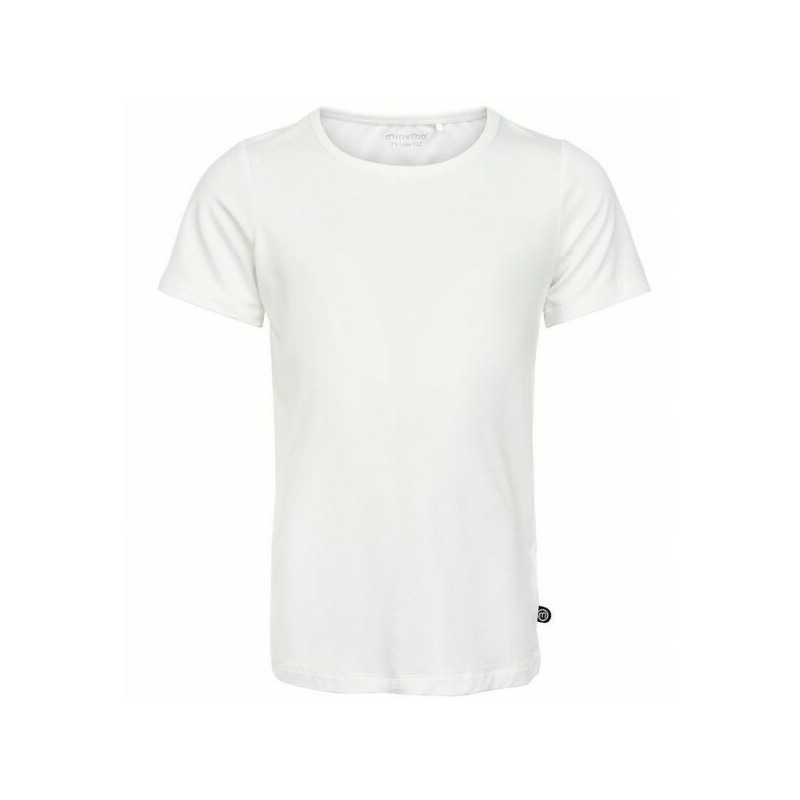 White 86 - Tricou fin din vascoza de bambus - Minymo