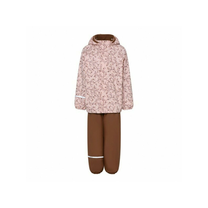 Winter blossom 100 - set jacheta+pantaloni impermeabil cu fleece, pentru vreme rece, ploaie si vant - celavi