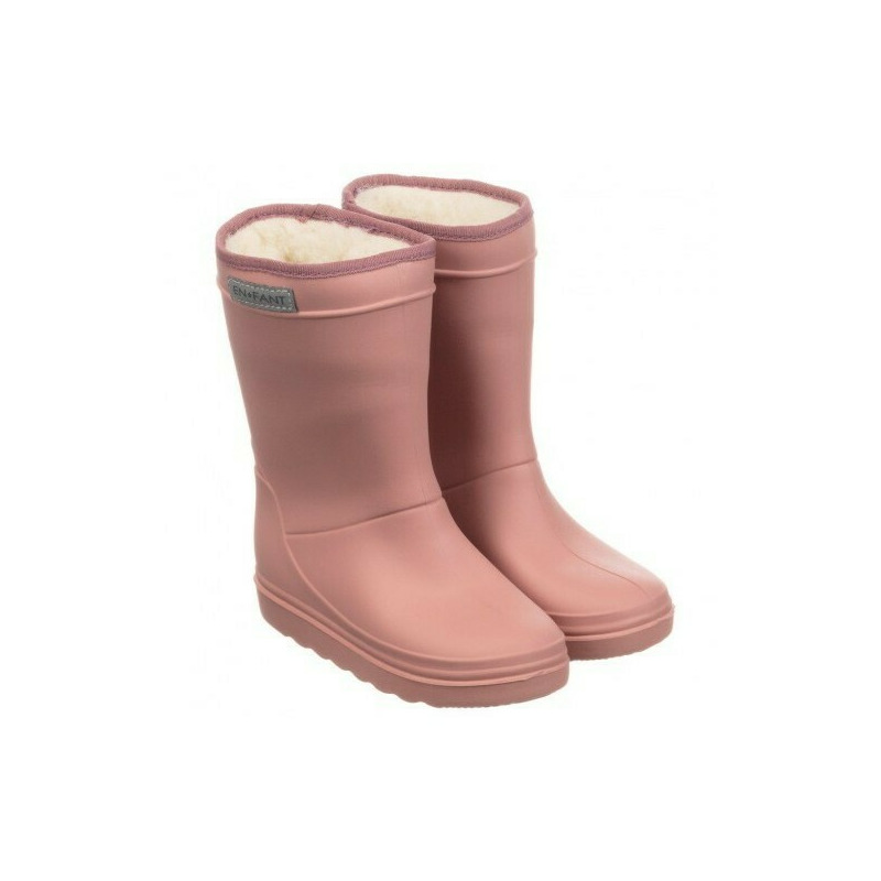 Winter rose 26 - cizme de ploaie captusite pentru copii