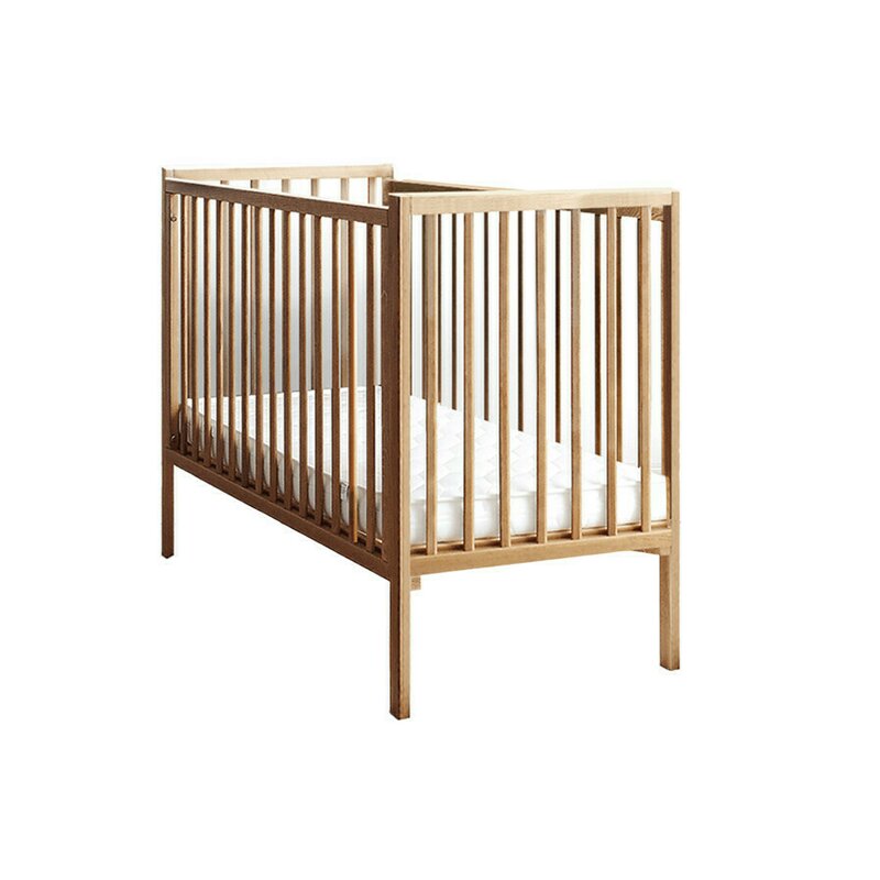 Woodies - stardust vintage - patut bebe din lemn masiv, 120 cm x 60 cm, design impunator, confortabil, rezistent