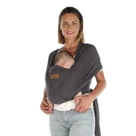 Wrap bebe, Jane, Cocoon, Ergonomic, De la nastere pana la 20 Kg, Cu multiple pozitii de purtare, Grey Land