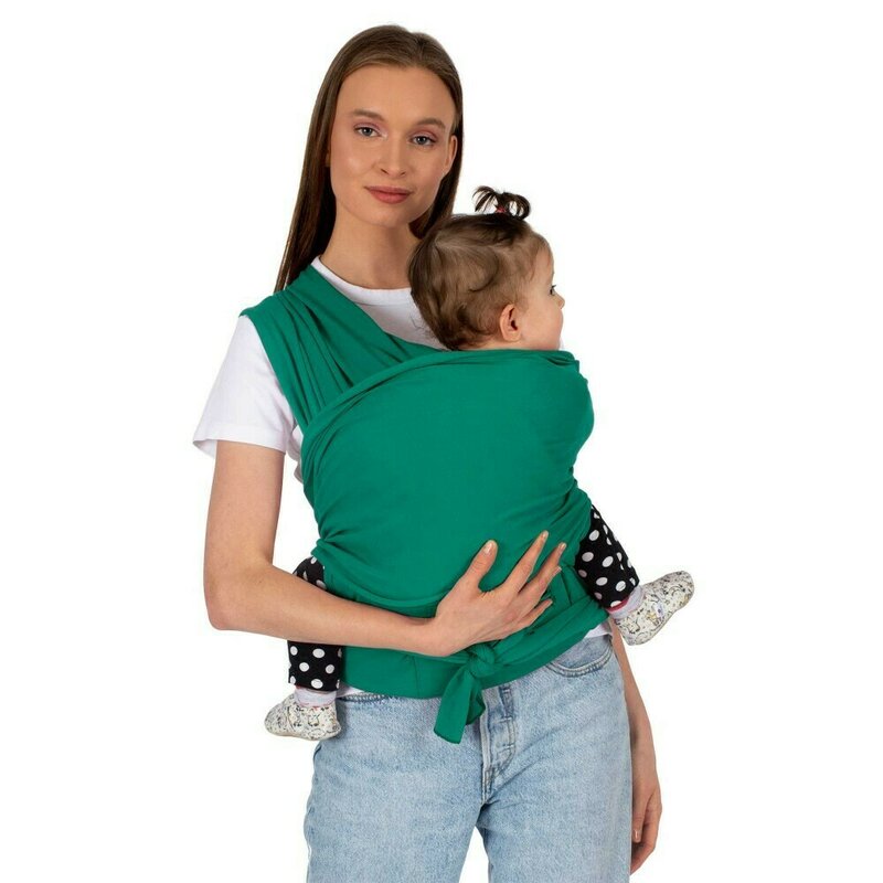 Sevibebe - wrap elastic cu suport lombar verde