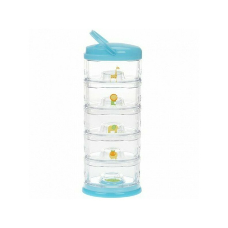 Zoo animal blueberry - set 5 recipiente suprapuse innobaby