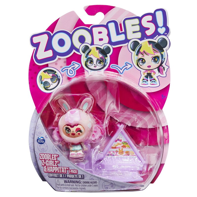 Spin master - zoobles z-girlz figurina de transformare fetita iepuras