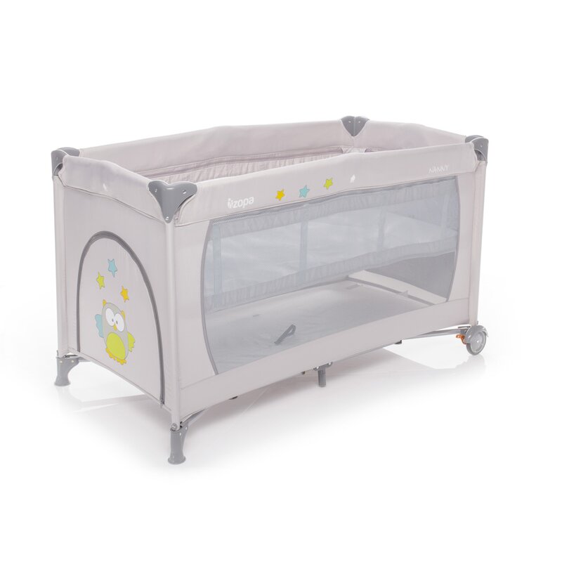 Zopa - patut pliant 2 nivele nanny griffin grey