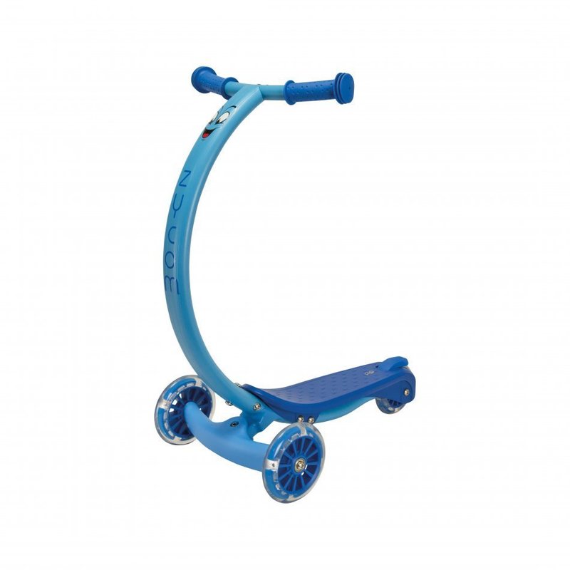 Zycom - trotineta zipster cu roti led, albastra
