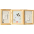 Rama Foto Cu Dubla Amprenta Bebelus Tiny Love - Wooden