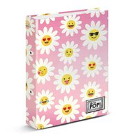 Caiet mecanic A4 cu 4 inele OHMYPOP Happy Flowers