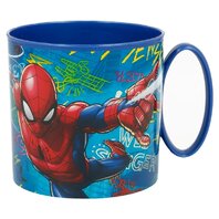 Cana copii plastic 265 ml Micro Spiderman Graffiti