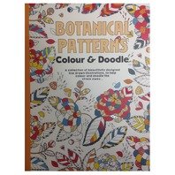 Carte de colorat pentru adulti modele botanice