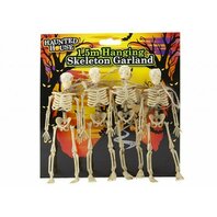 Decoratiune Halloween schelet 4 bucati in set