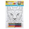 Desen pe numere Animale, A4, 6 pagini, 6 creioane duble