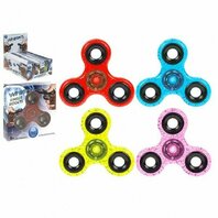 Finger Fidget Stralucitoare roz deschis