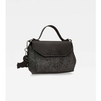 Geanta cu maner Dogsbybeluchi din fetru, neagra