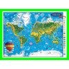 Harta Lumii pentru copii (proiectie 3D) in engleza 1000x700mm
