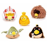 Jucarii de plus Colectie Star Wars Angry Birds set