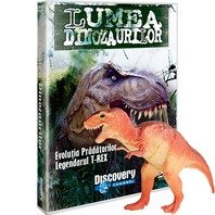 DVD Lumea Dinozaurilor - Evolutia pradatorilor. Legendarul T-REX + jucarie