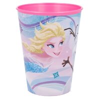 Pahar plastic 260 ml  Frozen iridescent aqua