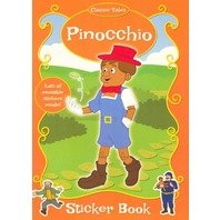 Pinocchio- carte de colorat cu stickere
