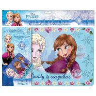 Set Frozen protectie masa: suport farfurie si pahar 42X27 cm, 4 piese