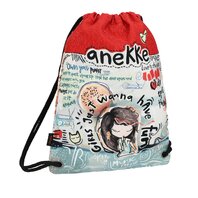 Sac de sport Anekke Fun & Music Sunrise Girl Just Wanna Have Fun, 33x45x7cm