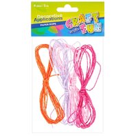 Set creativ - Sfoara din hartie 4 culori/3m