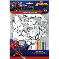 Set de colorat Spiderman
