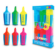 Set Mini Markere Mitama FLUO 5mm 6 buc