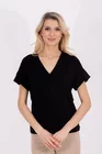 Bluza casual neagra in anchior B4211 thumbnail picture - 
