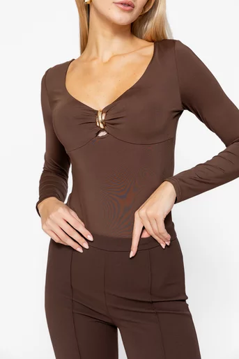 Body cu cupe maro BLO1006