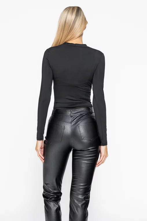 Body cu floare decortaivă negru BLO1010 thumbnail picture - 