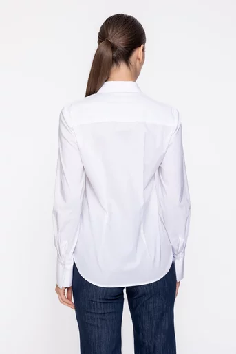Cămașă Caramel office din bumbac albă B4620