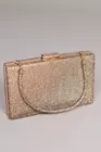 Clutch elegant cu strasuri  auriu  A10226 thumbnail picture - 