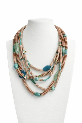 Colier multistrat bej CONS60201